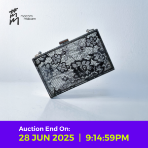 Midnight Lace Box Clutch