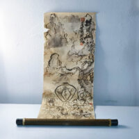 Gathering of Chinese Legends with Wine Painting - Image 2