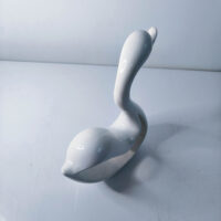 Elegant White Ceramic Swan Décor Piece - Image 2