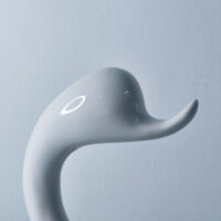 Elegant White Ceramic Swan Décor Piece - Image 4