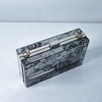 Midnight Lace Box Clutch - Image 6