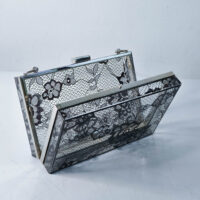 Midnight Lace Box Clutch - Image 7