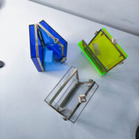Trendy Clear Acrylic Clutch - Image 3