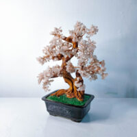 Rose Quartz Bonsai Crystal Tree - Image 5