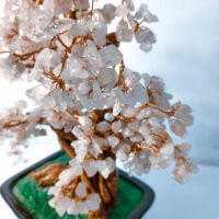 Rose Quartz Bonsai Crystal Tree - Image 2