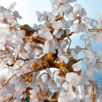 Rose Quartz Bonsai Crystal Tree - Image 3