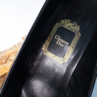 Christian Dior Black Leather Pumps - Image 3