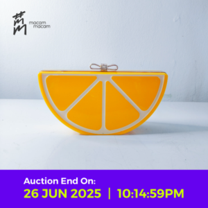 Sunburst Orange Statement Clutch
