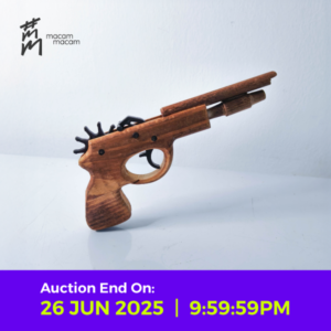 Handcrafted Wooden Gun Toy Slingshot