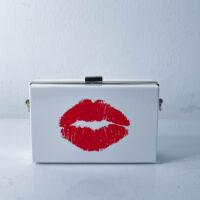 Scarlet Kiss Acrylic Box Clutch - Image 2