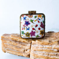 Vintage Ornate Porcelain Floral Trinket (Set of 3) - Image 3