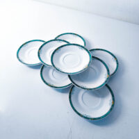 Timeless Porcelain Cup & Saucer Collection (Set of 7) - Image 7
