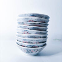 Floral Nostalgia – Chinese Retro Shallow Bowls (Set of 13) - Image 6