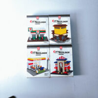 Wise Hawk City Builder Nanoblocks – Mini Street Series (Set of 5) - Image 2