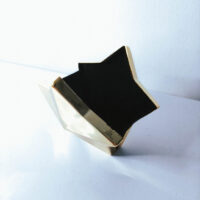 Golden Starlight Mirrored Clutch - Image 2