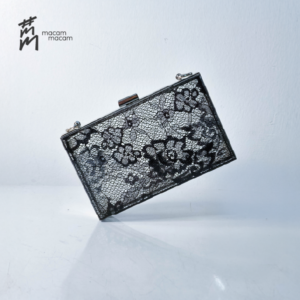 Midnight Lace Box Clutch