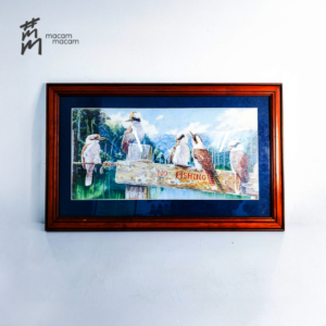 “No Fishing” – Kookaburra Framed Print
