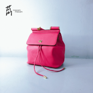 DOLCE & GABBANA - Miss Sicily Leather Backpack (Pink)