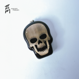 Midnight Reaper Skull Crossbody Clutch