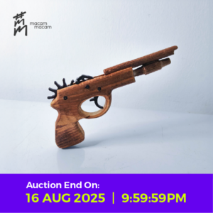 Handcrafted Wooden Gun Toy Slingshot